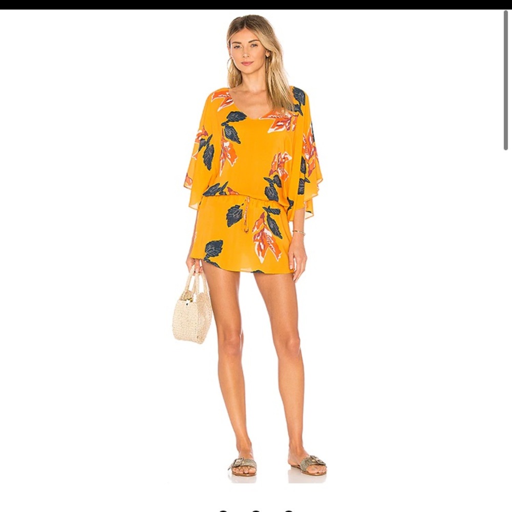 Vintage tunic dress in Tulum by Vix swimwear